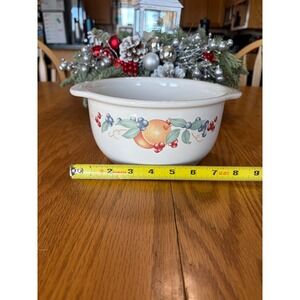 Corelle Coordinates Abundance Casserole Dish • 1.5 Qt • Fruit Pattern • Vintage